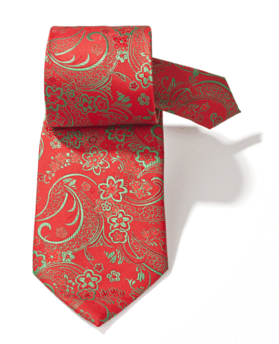 Krawatte mit Ornamenten