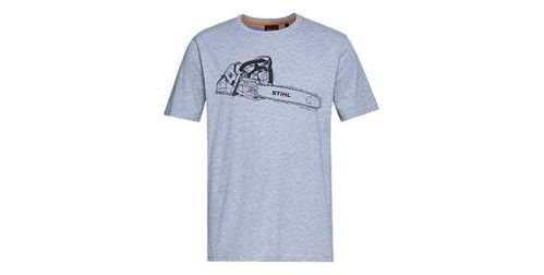 Stihl T-Shirt MS 500i grau